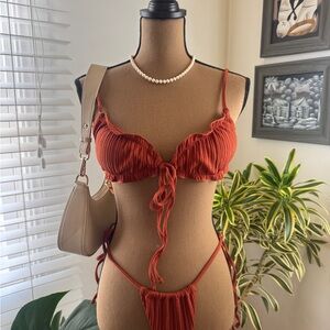 SHEIN Rust Bikini Set
